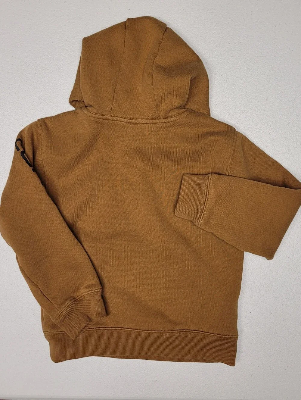 Carhartt Boys 4T Brown Fleece Pullover Logo Hoodie Size Tag Missing
